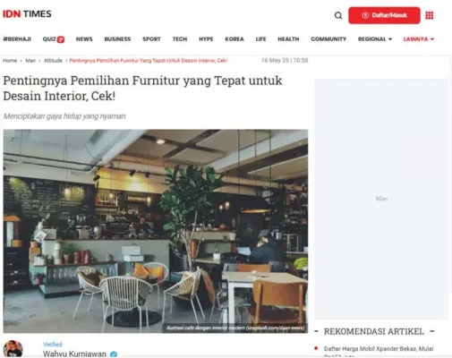 Press Release Piguno Furniture di IDN Times